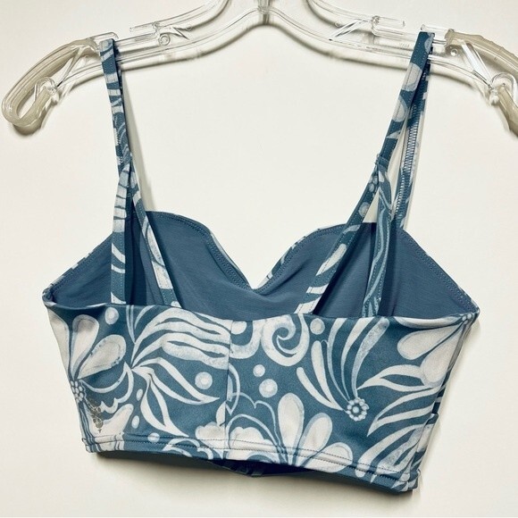 Free People Movement Double Take Printed Crop Top in Floral Combo S NWOT - Picture 9 of 15